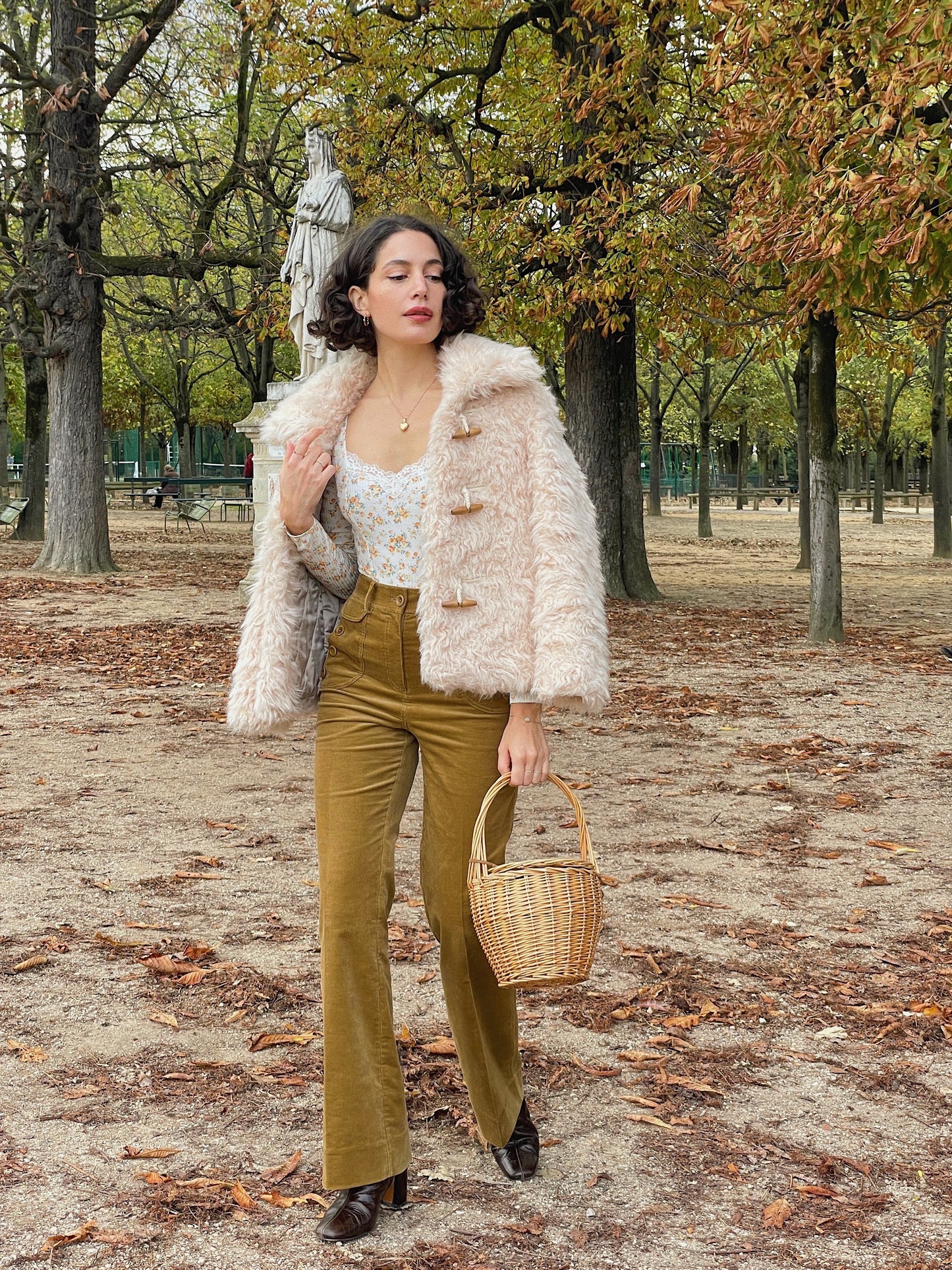 "I Smell Snow" Faux-fur Jacket