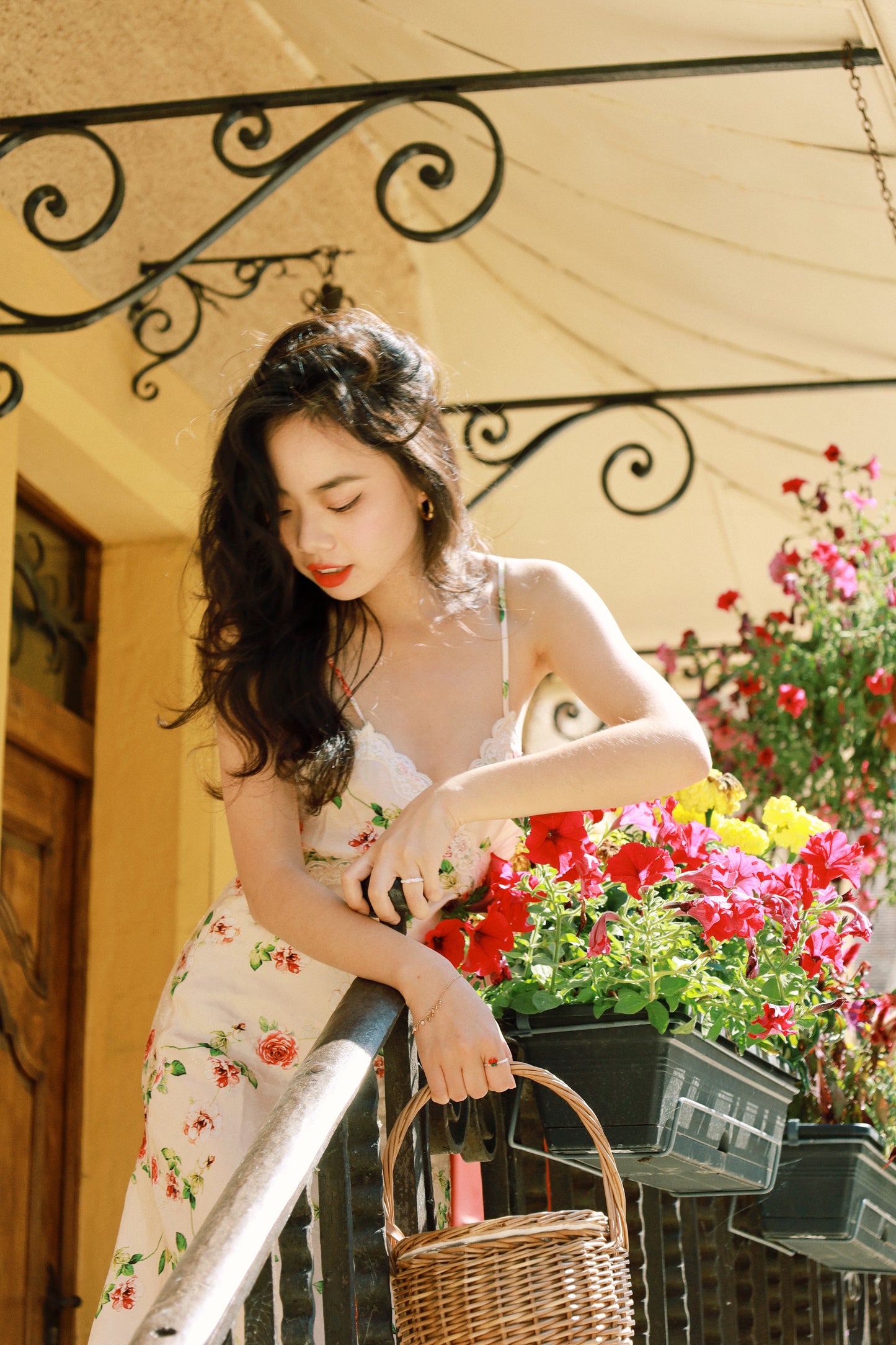 Litchi Rose Slip Dress